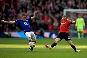 Images Dated 23rd April 2016: Everton vs Manchester United: McCarthy vs Rooney - Emirates FA Cup Semi-Final Battle at Wembley