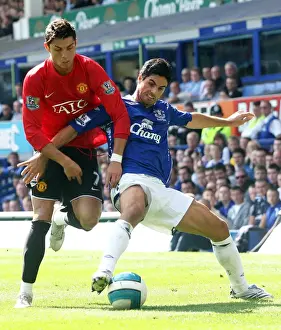 Everton vs Manchester United: A Premier League Showdown - Arteta vs Ronaldo, 2007: Battle at Goodison Park