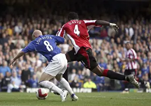 Everton vs Sheffield United: Claude Davis Red Card for Foul on Andy Johnson (2006)