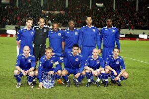 Images Dated 13th February 2008: Everton vs. SK Brann: UEFA Cup Third Round First Leg at Brann Stadium