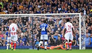 Images Dated 27th August 2016: Everton vs Stoke City: Shay Given Scores Own Goal at Goodison Park