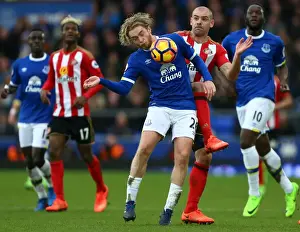 Framed Print : Everton vs Sunderland: A Battle at Goodison Park - Tom Davies vs Darron Gibson Framed Print : Everton vs Sunderland: A Battle at Goodison Park - Tom Davies vs Darron Gibson