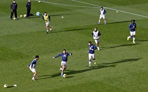 Everton 0 V Tottenham Hotspur 0 : Goodison Park : 03-11-2013 Prints: Everton vs. Tottenham Hotspur: Pre-Match Warm-Up at Goodison Park (Barclays Premier League)