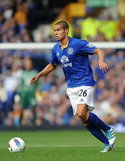 17 September 2011 Everton V Wigan Athletic Prints: Everton vs Wigan Athletic: Jack Rodwell in Action (September 17, 2011)