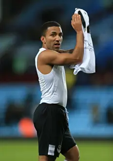 Framed Print : Everton's Aaron Lennon Honors Fans with Heartfelt Applause at Villa Park Framed Print : Everton's Aaron Lennon Honors Fans with Heartfelt Applause at Villa Park