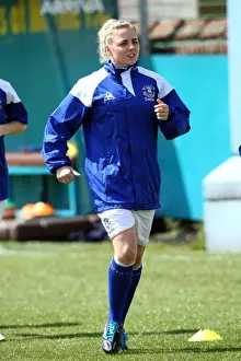 Everton Ladies Prints: Everton's Alex Greenwood Shines in FA WSL Showdown vs. Lincoln Ladies (May 2012)