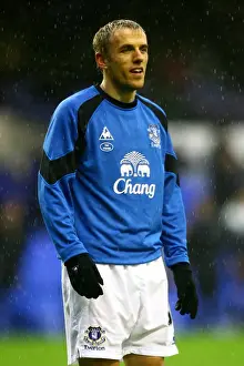 Everton's Battle at Goodison Park: Phil Neville Leads the Toffees against Blackpool (5 February 2011), Barclays Premier League