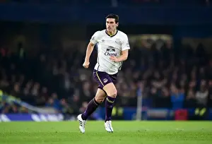 Chelsea V Everton - Stamford Bridge Prints: Everton's Battle at Stamford Bridge: Gareth Barry Stands Firm Against Chelsea
