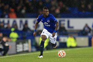 Everton's Christian Atsu in Action: Everton vs FK Krasnodar, UEFA Europa League - Goodison Park