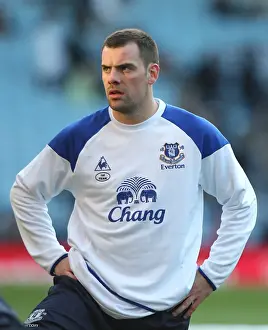 14 January 2012, Aston Villa V Everton Prints: Everton's Darron Gibson in Action: Premier League Showdown vs