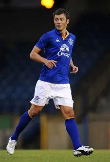 Framed Print : Everton's Diniyar Bilyaletdinov in Action: Pre-Season Friendly vs. Bury (15 July 2011) Framed Print : Everton's Diniyar Bilyaletdinov in Action: Pre-Season Friendly vs. Bury (15 July 2011)