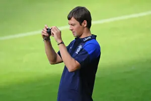 02 August 2011 Werder Bremen V Everton Prints: Evertons Diniyar Bilyaletdinov Pre-Game Moment at Werder Bremen's Weserstadion (02 August 2011)