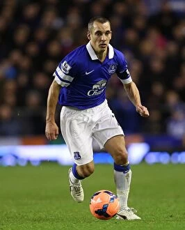 FA Cup : Round 3 : Everton 4 v Queens Park Rangers 0 : Goodison Park : 04-01-0214 Collection: Everton's Dominant Display: Osman-Led 4-0 FA Cup Victory over Queens Park Rangers (2013-2014)