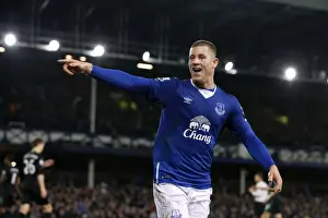 Everton's Double Delight: Ross Barkley's Euphoric Reaction to Deulofeu's Goal (BPL)