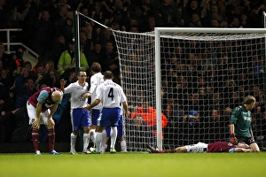 West Ham United 1 V Everton 2 : Upton Park : 22-12-2012 Prints: Everton's Double Delight: A Triumphant Moment at Upton Park (22-12-2012)