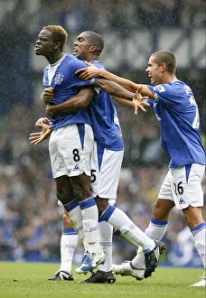 Everton's Dramatic Equalizer: Louis Saha's Unforgettable Goal vs. Wigan Athletic at Goodison Park