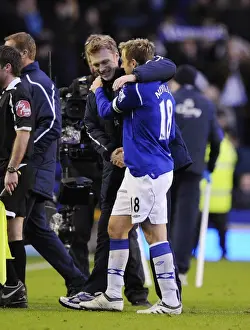 Everton's FA Cup Triumph: David Moyes and Phil Neville Celebrate Quarter Final Victory Over Middlesbrough