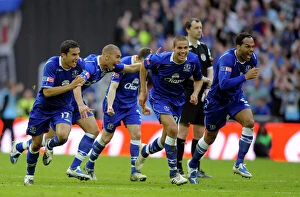 Images Dated 19th April 2009: Everton's FA Cup Triumph: Everton vs Manchester United - Wembley Semi-Final Victory (19/4/09)