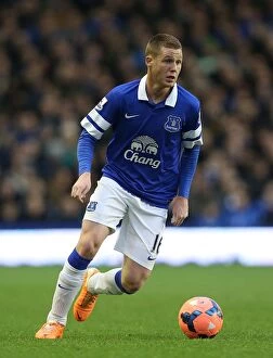 FA Cup : Round 3 : Everton 4 v Queens Park Rangers 0 : Goodison Park : 04-01-0214 Collection: Everton's FA Cup Triumph: James McCarthy Leads 4-0 Victory Over Queens Park Rangers (2014)