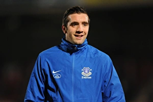 FA Cup Prints: Everton's FA Cup Triumph: Shane Duffy's Goal Seals 7-1 Victory Over Cheltenham Town (07-01-2013)