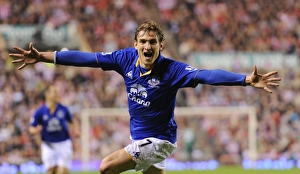 FA Cup - Round 6 Replay - Sunderland V Everton - 27 March 2012 Prints: Everton's Fortune: Jelavic's Own Goal Secures FA Cup Victory over Sunderland