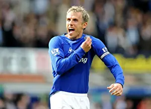 Framed Print : Everton's Glory: Phil Neville's Triumphant Moment - Everton's Victory Celebration vs Manchester City (07 May 2011, Goodison Park) Framed Print : Everton's Glory: Phil Neville's Triumphant Moment - Everton's Victory Celebration vs Manchester City (07 May 2011, Goodison Park)