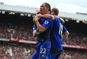 22 April 2012 V Manchester United, Old Trafford Prints: Everton's Inspiring Victory: Pienaar's God is Great Goal at Old Trafford (April 22)