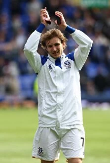 Images Dated 13th May 2012: Everton's Jelavic Celebrates Title Glory: Everton 1-0 Newcastle United (May 13, 2012, Goodison Park)