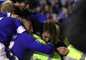 Everton 2 V Tottenham Hotspur 1 : Goodison Park : 09-12-2012 Prints: Everton's Jelavic Scores and Celebrates: Everton 2-1 Tottenham Hotspur (December 9)