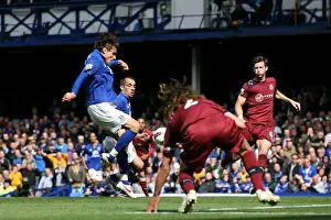 13 May 2012 V Newcastle United, Goodison Park Prints: Everton's Jelavic Scores Second Goal Against Newcastle United (13 May 2012)