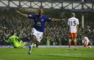 Everton's Jermaine Beckford: A Celebration of Four Goals Against Blackpool (5 February 2011)