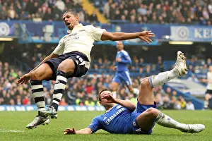 FA Cup Prints: Everton's Jermaine Beckford vs Chelsea's John Terry