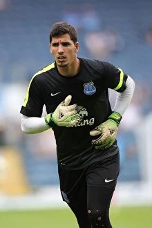 Images Dated 27th July 2013: Everton's Joel Robles Shines in Pre-Season Friendly: Blackburn Rovers 1-3 Everton (July 27, 2013)