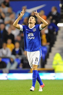 Capital One Cup Prints: Everton's Kevin Mirallas