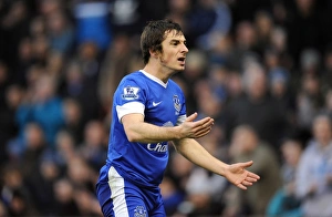 Stoke City 1 V Everton 1 : Britannia Stadium : 15-12-2012 Prints: Everton's Leighton Baines at Britannia Stadium: Everton vs Stoke City