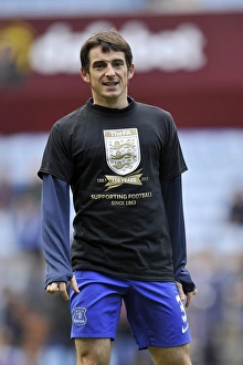 Aston Villa 0 V Everton 2 : Villa Park : 26-10-2013 Prints: Everton's Leighton Baines Honors FA's 150th Anniversary in Aston Villa vs Everton