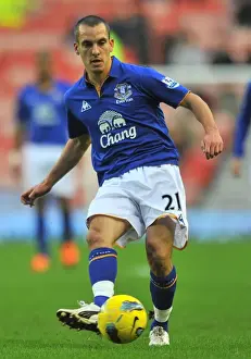 26 December 2011, Sunderland V Everton Prints: Everton's Leon Osman in Action: Premier League Clash Against Sunderland (December 2011)