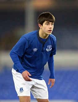 Framed Print : Everton's Liam Walsh Dazzles in FA Youth Cup Victory over Southampton (Fourth Round) at Goodison Park Framed Print : Everton's Liam Walsh Dazzles in FA Youth Cup Victory over Southampton (Fourth Round) at Goodison Park