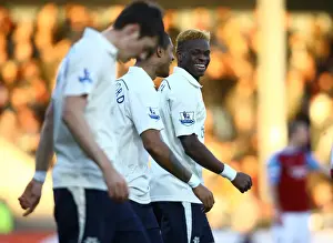 Everton's Louis Saha: Relishing His First FA Cup Goal Against Scunthorpe United (08.01.2011)