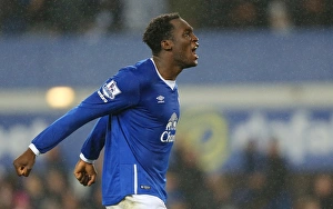 Framed Print : Everton's Lukaku Celebrates Penalty Shoot-Out Triumph Over Norwich in Capital One Cup Framed Print : Everton's Lukaku Celebrates Penalty Shoot-Out Triumph Over Norwich in Capital One Cup