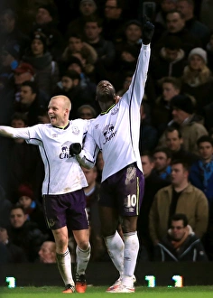 Everton's Lukaku and Naismith: FA Cup Celebration after Double Strike vs. West Ham