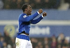 Images Dated 28th October 2015: Everton's Lukaku: Penalty Hero - Capital One Cup Victory Over Norwich