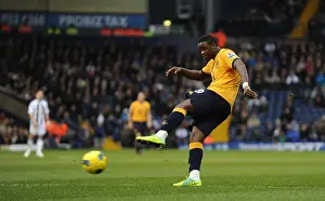 01 January 2012, West Bromwich Albion V Everton Prints: Everton's Magaye Gueye Unleashes a Shot at The Hawthorns: Everton vs