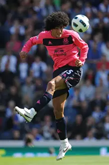 14th August 2010 Blackburn V Everton Prints: Everton's Marouane Fellaini Returns from Injury: Everton vs