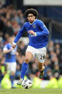 Everton 2 V Manchester City 0 : Goodison Park : 16-03-2013 Prints: Everton's Marouane Fellaini Shines: Everton 2 - Manchester City 0 (Premier League)