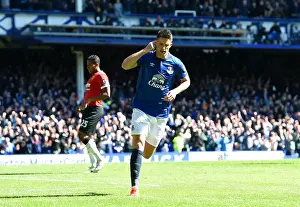 Everton V Manchester United - Goodison Park Prints: Everton's Mirallas Scores Third: Everton 3- Manchester United (Goodison Park)