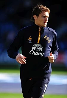 Images Dated 3rd March 2012: Everton's Nikica Jelavic Gears Up for Premier League Showdown against Queens Park Rangers