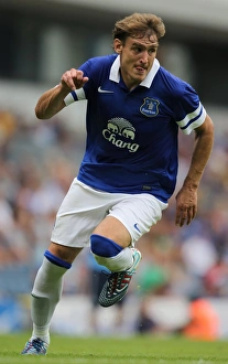 Pre-Season Friendly Prints: Everton's Nikica Jelavic Scores in Pre-Season Victory over Blackburn Rovers (3-1)