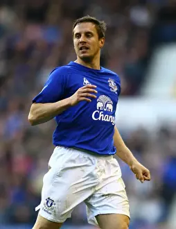 26 February 2011 Everton V Sunderland Prints: Everton's Phil Jagielka in Action: Everton vs Sunderland