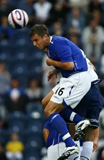 Everton's Phil Jagielka in Action: Pre-Season Friendly vs. Preston North End (2007)